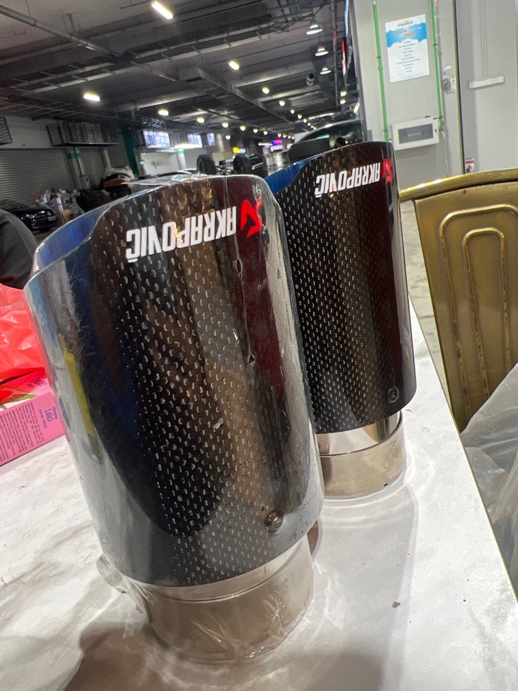 Akrapovic Exhaust Tip, Car Accessories, Accessories on Carousell