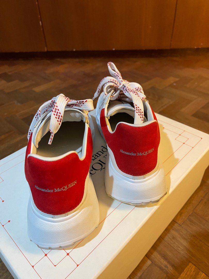 Alexander McQueen Court Larry Oversized Nappa Platform Trainer Sneaker