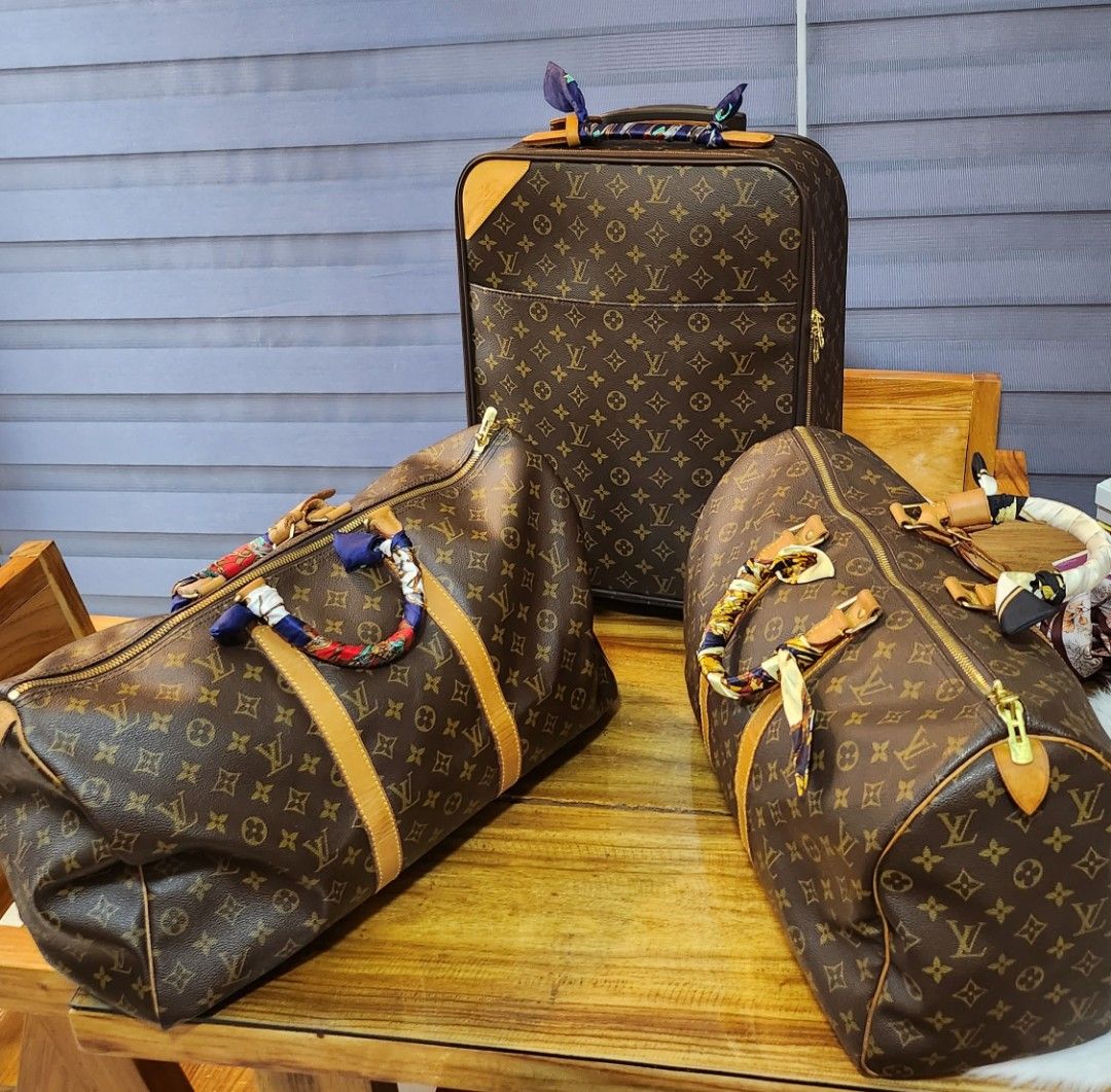 LV Keepall bandouliers 45, Luxury, Bags & Wallets on Carousell