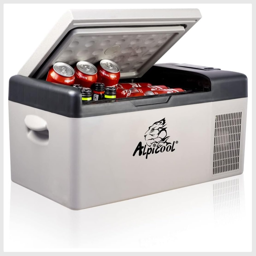 Alpicool C15 Portable Refrigerator 16 Quart(15 Liter) 12 Volt Fridge ...