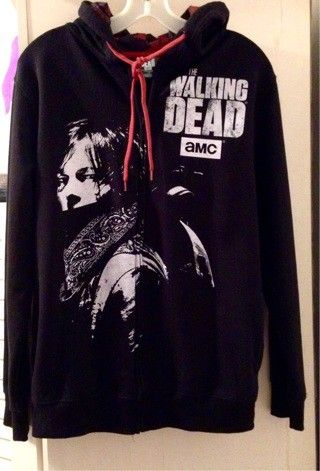 The walking dead outlet zip up hoodie