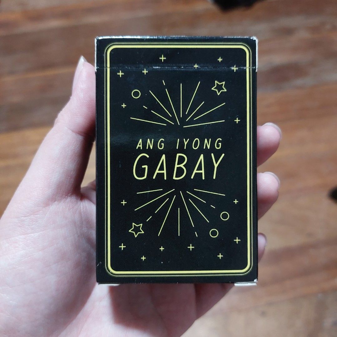 Ang Iyong Gabay Oracle Cards (Category: Storybooks) located in Lipa City. Submitted by arguemore (Listing ID 1243596760, Image 1). Description: Selling Ang Iyong Gabay Oracle Cards for PHP 1,800 + SF only • Fixed price please. I really need the funds. • Cards in excellent condition. A bit of wear on the tuckbox flaps area. • Used once or twice only by me. • Can do same-day delivery from Malabon City (My courier has it right now. My Fil-Am client 