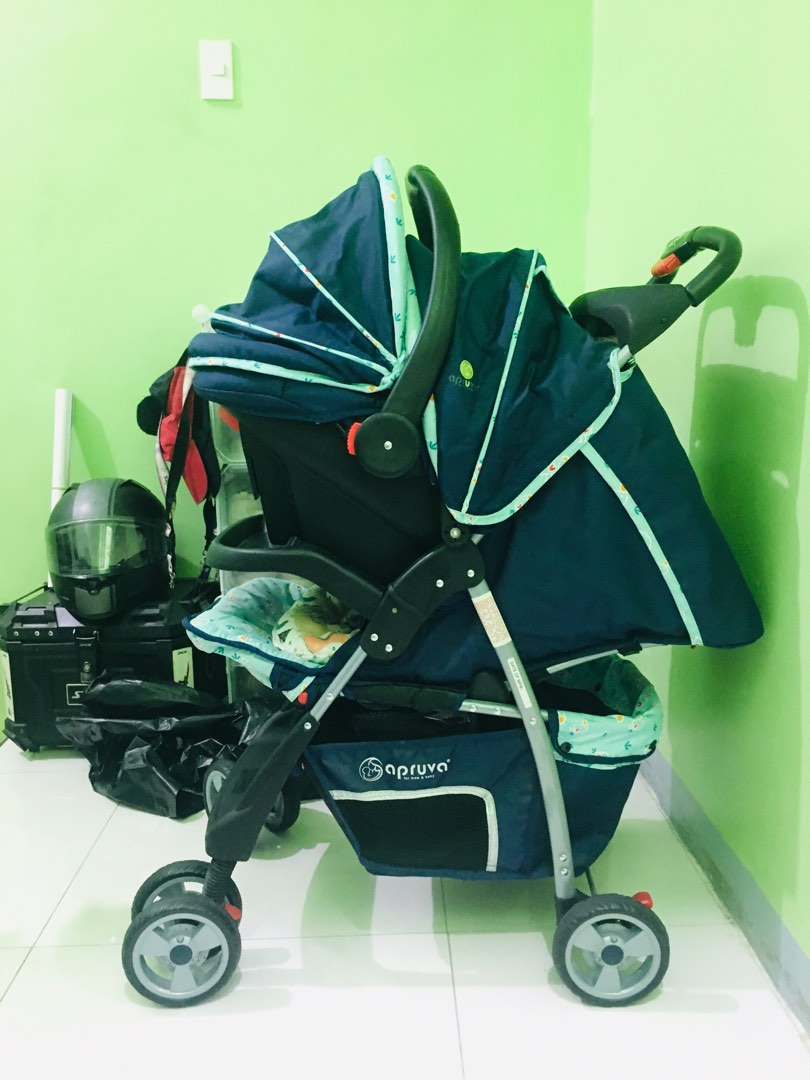 Apruva stroller with car seat, Babies & Kids, Going Out, Strollers on Carousell