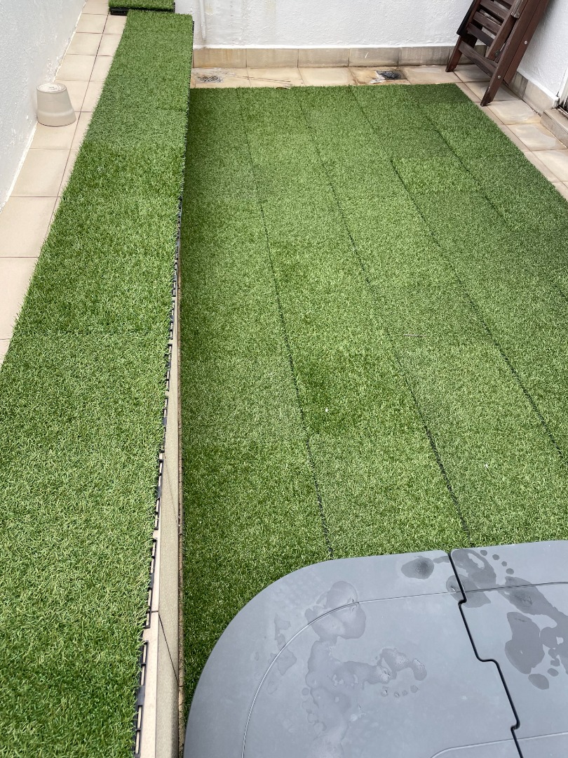 Artificial Grass Ikea Runnen floor decking, Furniture & Home Living