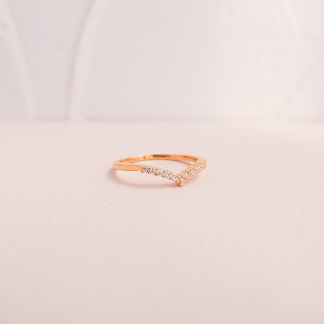 Atelier V Shape Ring Anniversary Mother s Day Gift Girlfriend