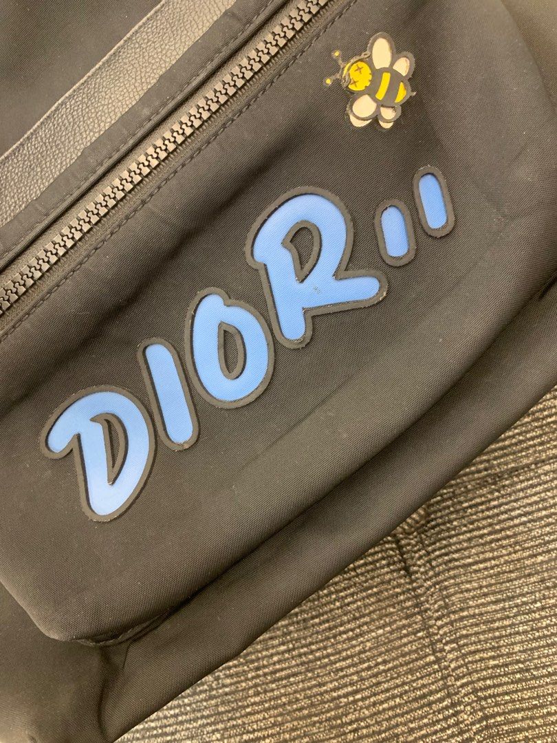 Dior x kaws waist bag sales
