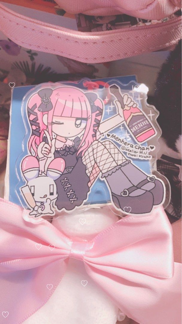 Lovely Jirai Menhera chan coordinate! I'm glad you used the stickers…