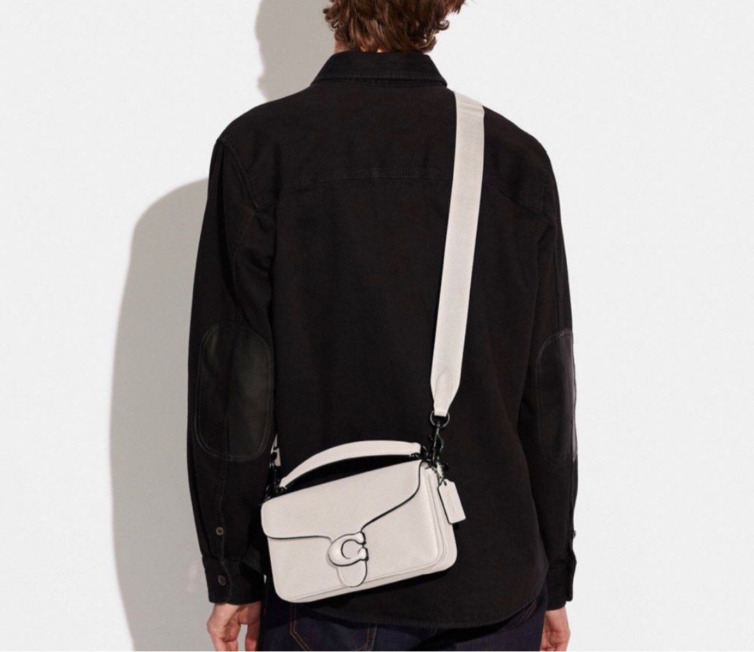 Men's coach top shoulder bag