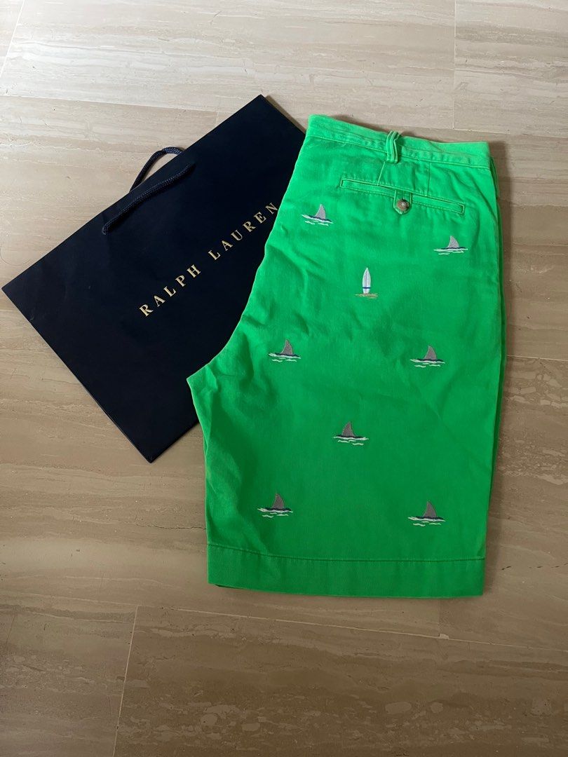 Ralph lauren embroidered shorts hotsell