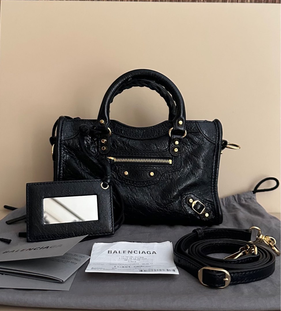 balenciaga nano city black