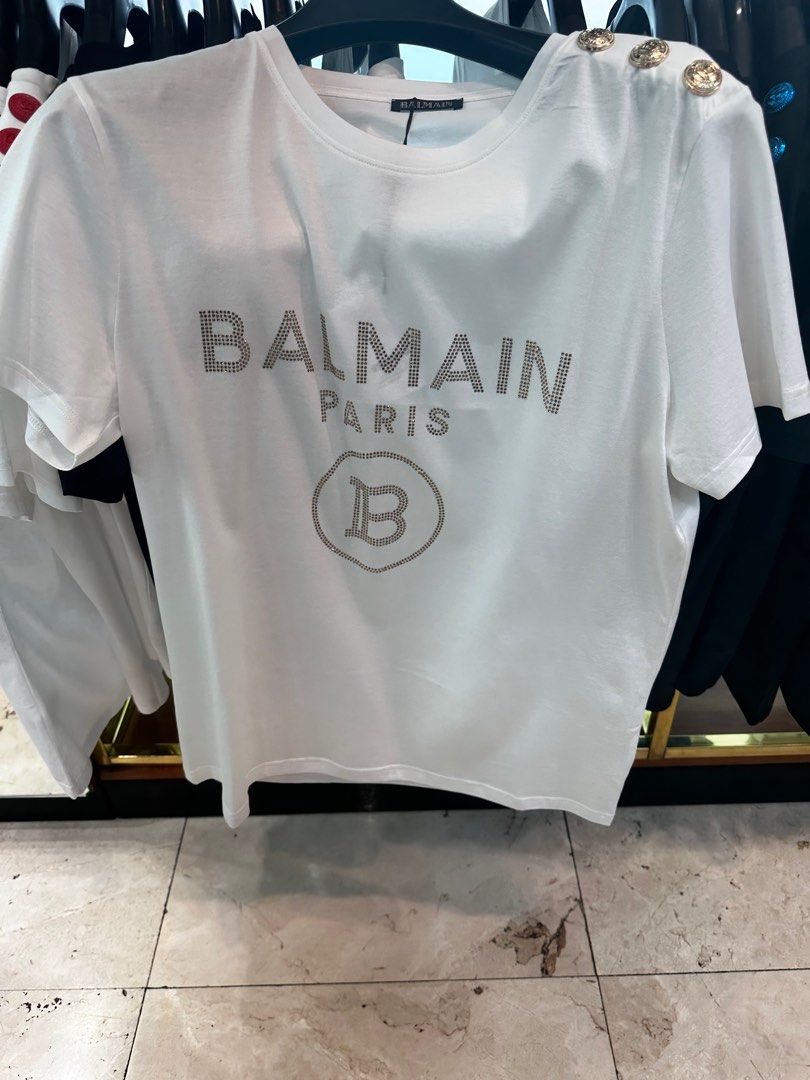 balmain mens t shirts