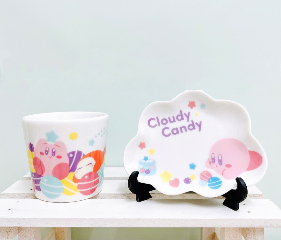 Kirby Pair Ceramic Mug / Kirby & Waddle Dee