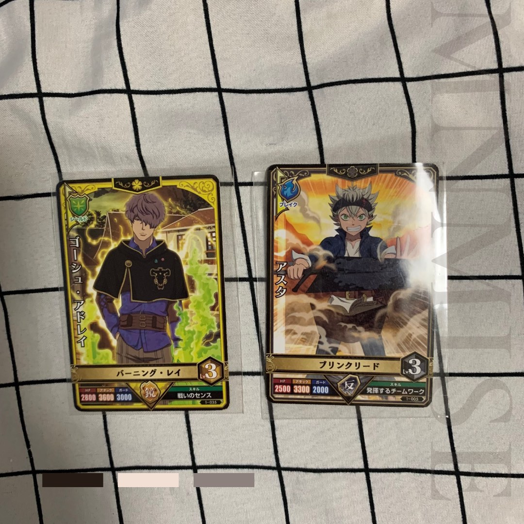 Black Clover Cards Set on Carousell