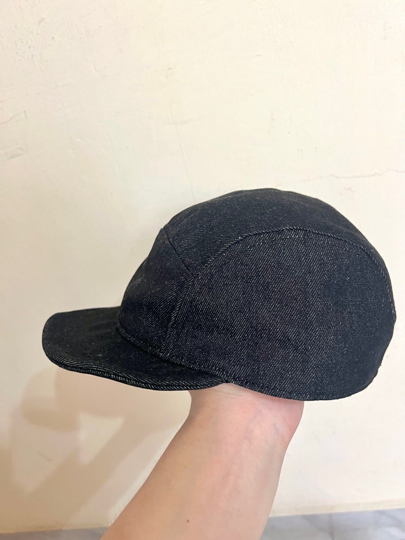 Black Denim cap panels, Men's Fashion, Watches Accessories