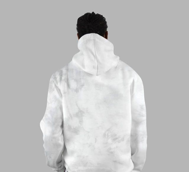 White tie hot sale dye hoodie