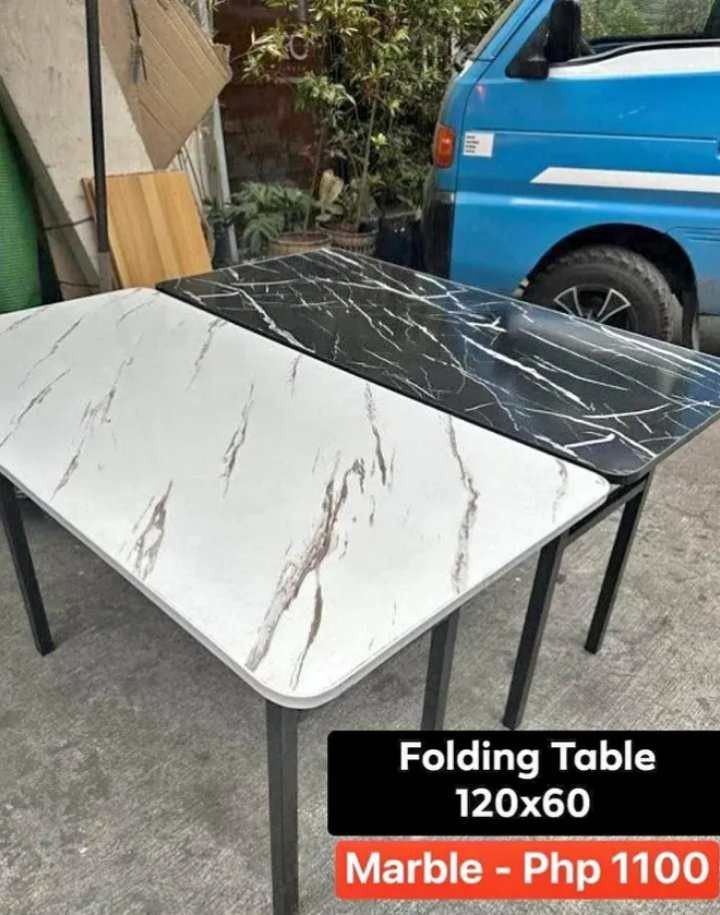 BODEGA SALE ‼️ FOLDABLE COMPUTER TABLE LEGIT MURA (Category: Tables & Sets) located in Manila. Submitted by katttt214 (Listing ID 1243633144, Image 2). Description: FOLDABLE COMPUTER TABLE SALE ‼️ ✅ Brand new ✅ High quality ✅ Foldable ✅Assembled already Available sizes 80 x 40 100 x 50 100 x 60 120 x 40 120 x 60 FOR LEGIT BUYER PLEASE COD / GCASH VISIT NYO FB PAGE NAMIN 🙏.