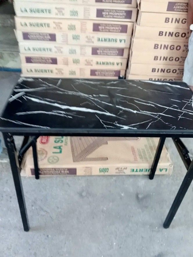 BODEGA SALE ‼️ FOLDABLE COMPUTER TABLE LEGIT MURA (Category: Tables & Sets) located in Manila. Submitted by katttt214 (Listing ID 1243633144, Image 3). Description: FOLDABLE COMPUTER TABLE SALE ‼️ ✅ Brand new ✅ High quality ✅ Foldable ✅Assembled already Available sizes 80 x 40 100 x 50 100 x 60 120 x 40 120 x 60 FOR LEGIT BUYER PLEASE COD / GCASH VISIT NYO FB PAGE NAMIN 🙏.