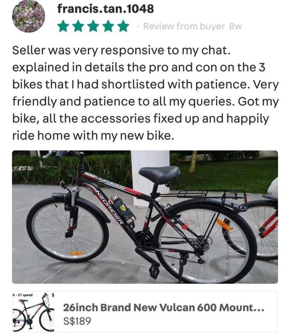 My new bike outlet