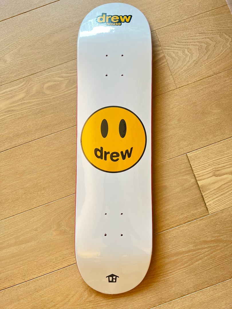 drew house mascot skatedeck white-