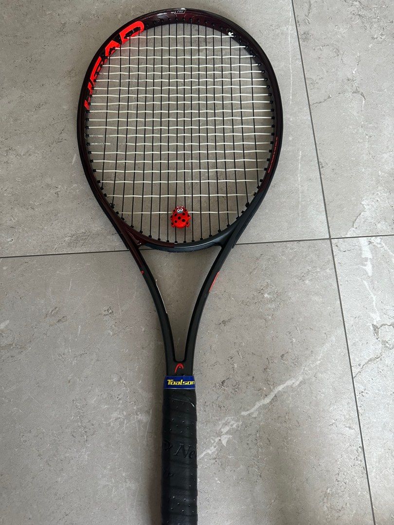 NO1. HEAD プレステージPRO200 No1 Head Prestige Pro200 Tennis Racket 98cm 320g Grips 2