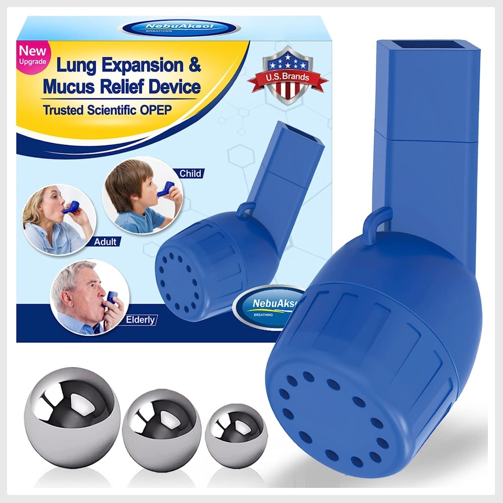 Breathing Exercise Device for Lungs, Lung Exerciser Device, Equipped