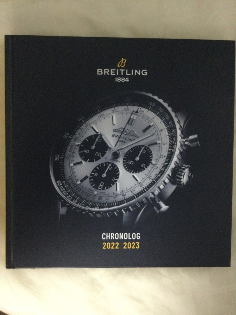 Breitling 2023 Chronolog Watch Catalog, Hobbies & Toys, Memorabilia