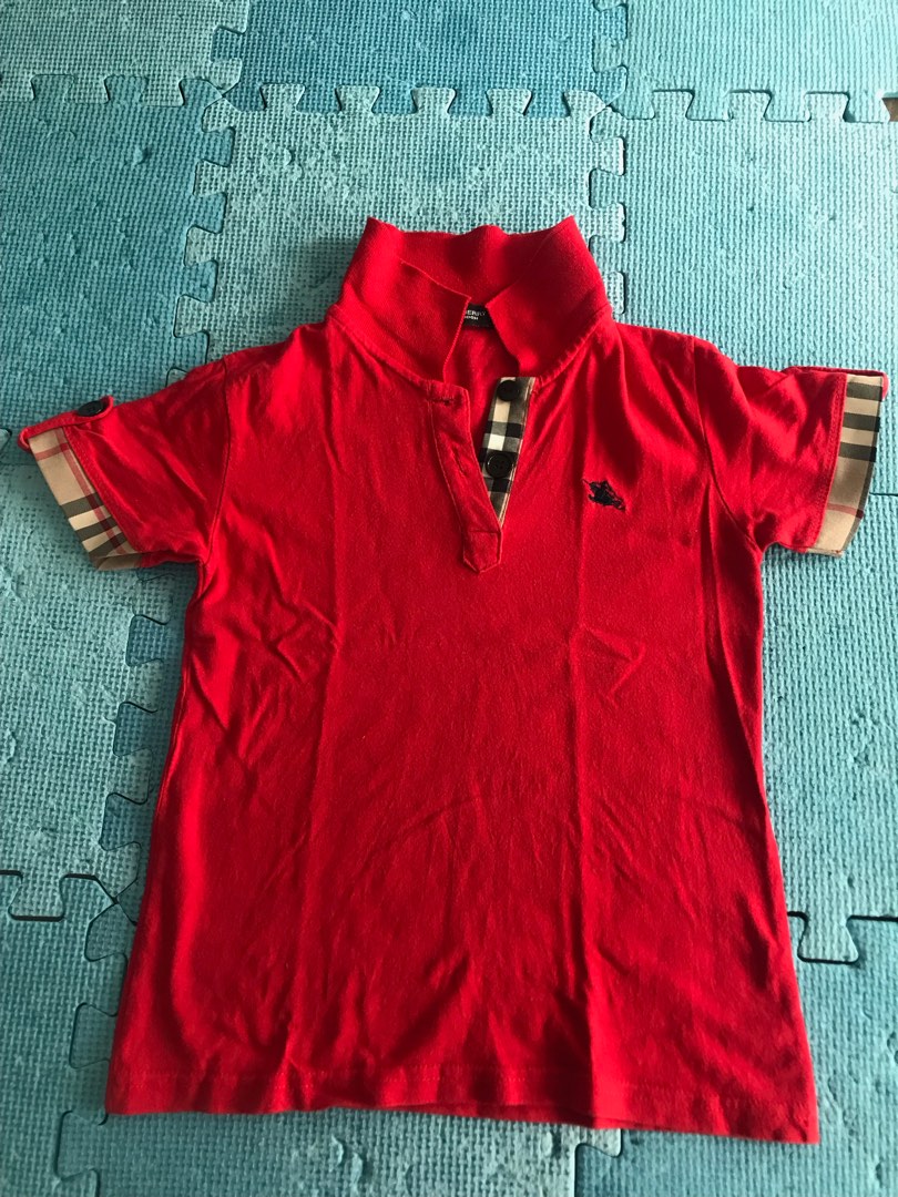 Burberry polo on sale kids red