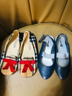 Burbery inspired flat shoes