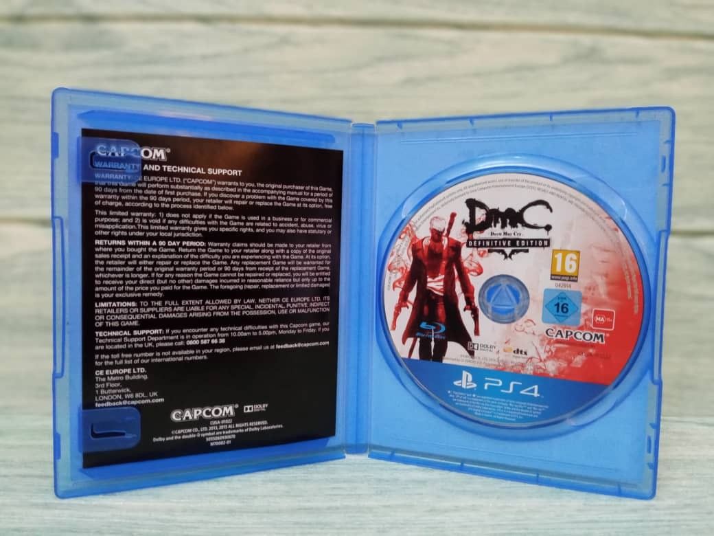 DmC Devil May Cry Definitive Edition 'New & Sealed' Playstation PS4  5055060930670