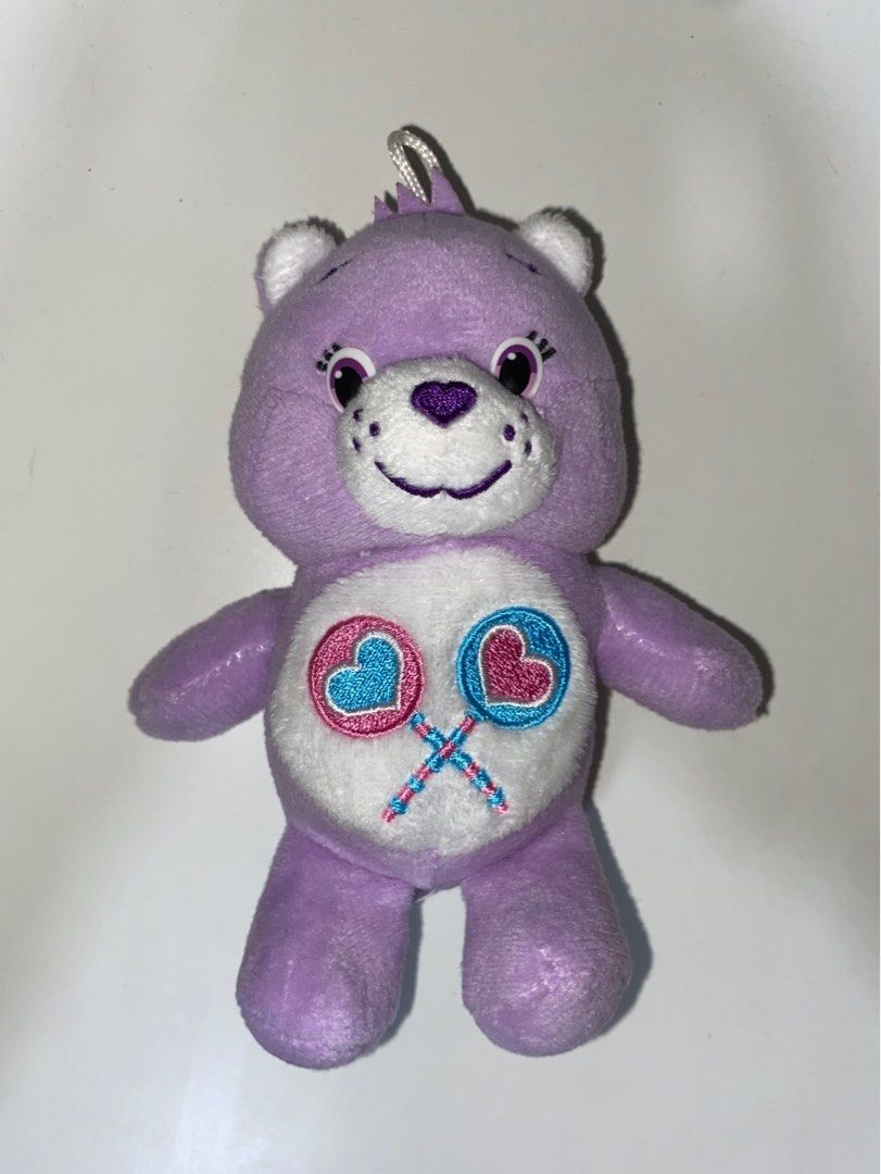 carebear purple keychain soft toy Hobbies Toys Toys Games on