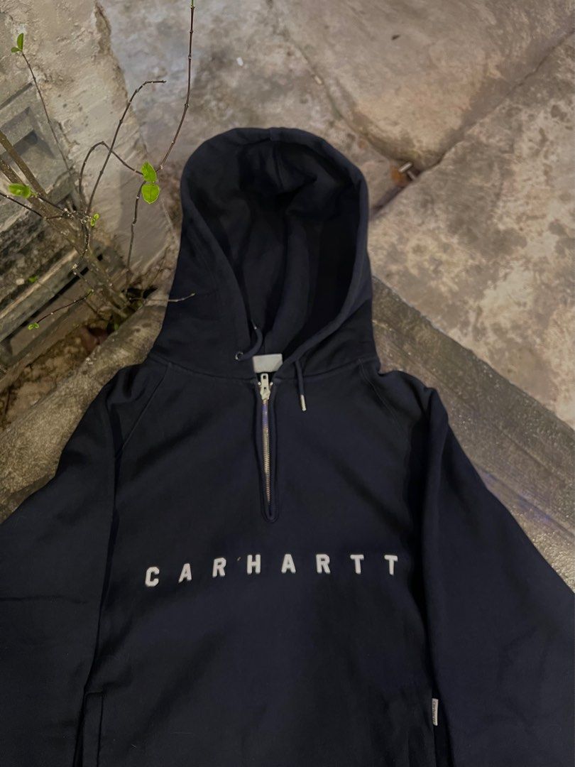 Carhartt hoodie discount half zip