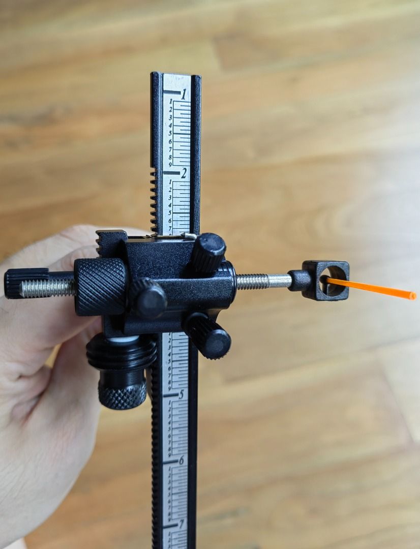 Cartel XPert Carbon Sight (Black) for Recurve Bow, Sports Equipment