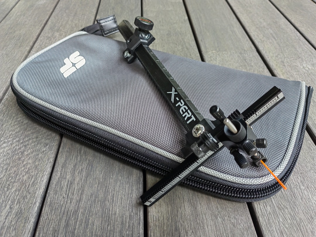 Cartel XPert Carbon Sight (Black) for Recurve Bow, Sports Equipment