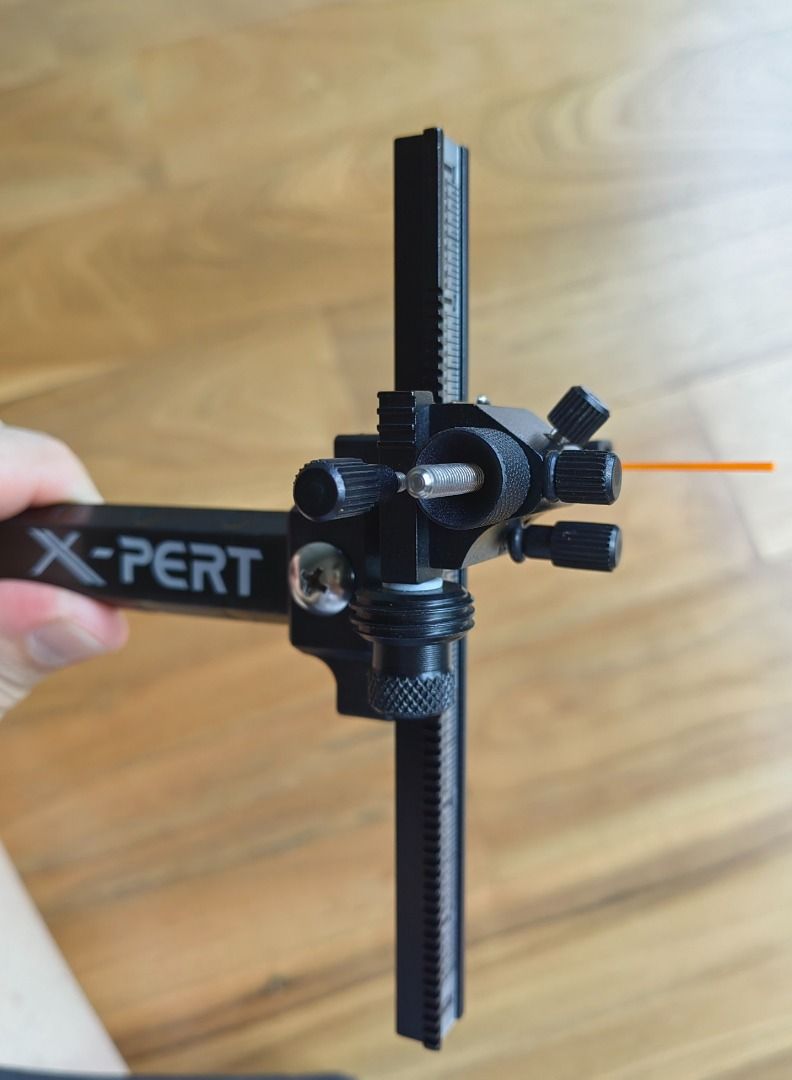 Cartel XPert Carbon Sight (Black) for Recurve Bow, Sports Equipment