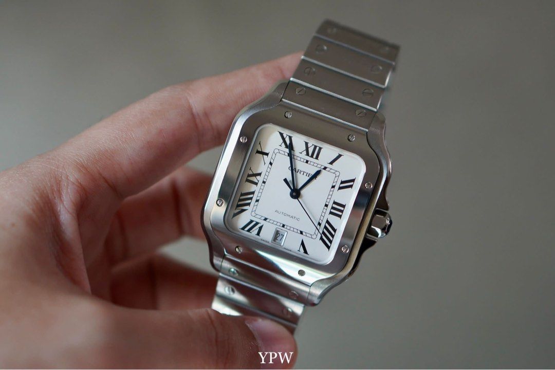 Cartier santos watch for sale cheap