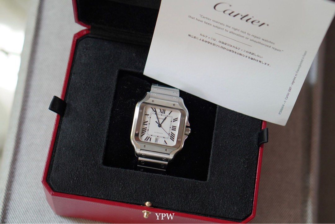 Cartier santos top watches for sale