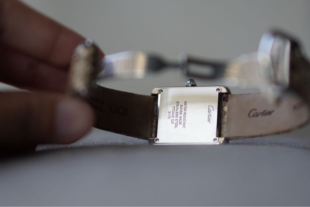 *Rare* Cartier Tank Solo Python Dial, Luxury, Watches on Carousell