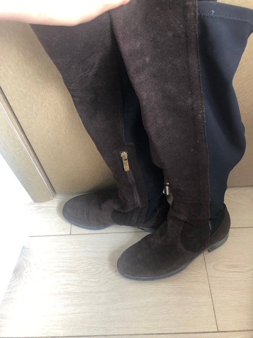 Carvela suded boots Carousell