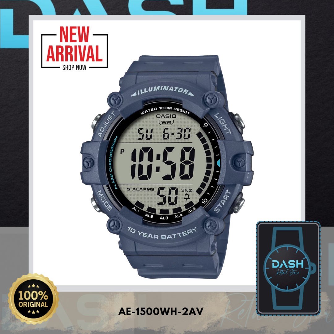 Casio AE-1500WH-2A / AE1500WH-2A - AE-1500WH-2AVDF / Casio AE-1500WH ...