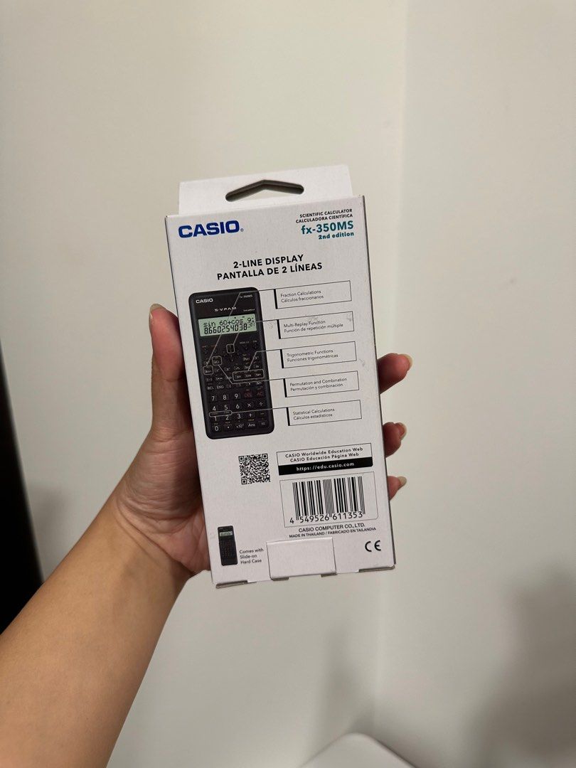 CASIO FX-350MS ORIGINAL, Computers & Tech, Office & Business Technology ...