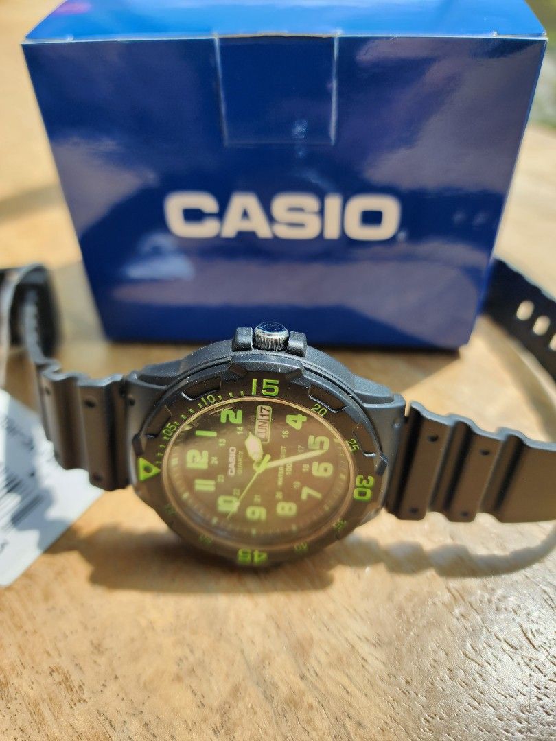 Casio Quartz Watch 100m Water Resistance, Men's Fashion, Watches ...