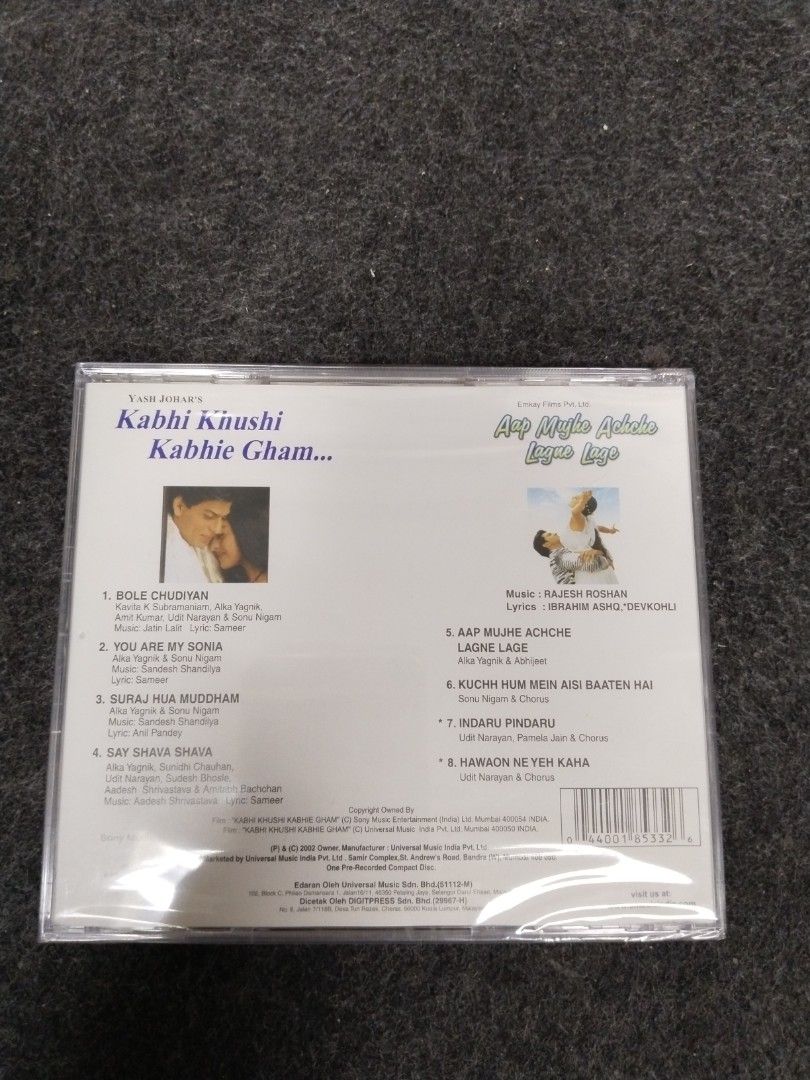 kabhi khushi kabhi gham cd