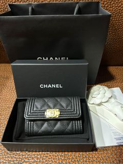 Boy Chanel cardholder ! Brand new!, Luxury, Bags & Wallets on Carousell