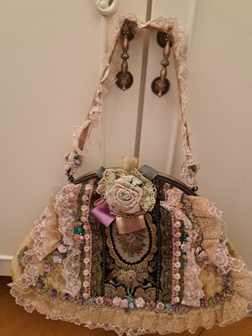Chimaki lace bag~Made in Japan, 女裝, 手袋及銀包, 單肩包- Carousell