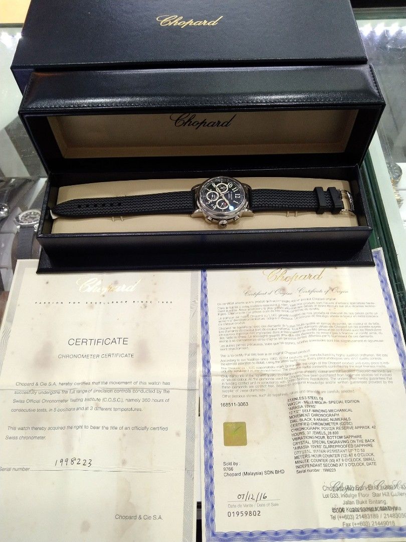 Chopard mille miglia chronograph price shop