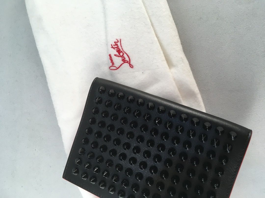 Christian louboutin passport holder on sale