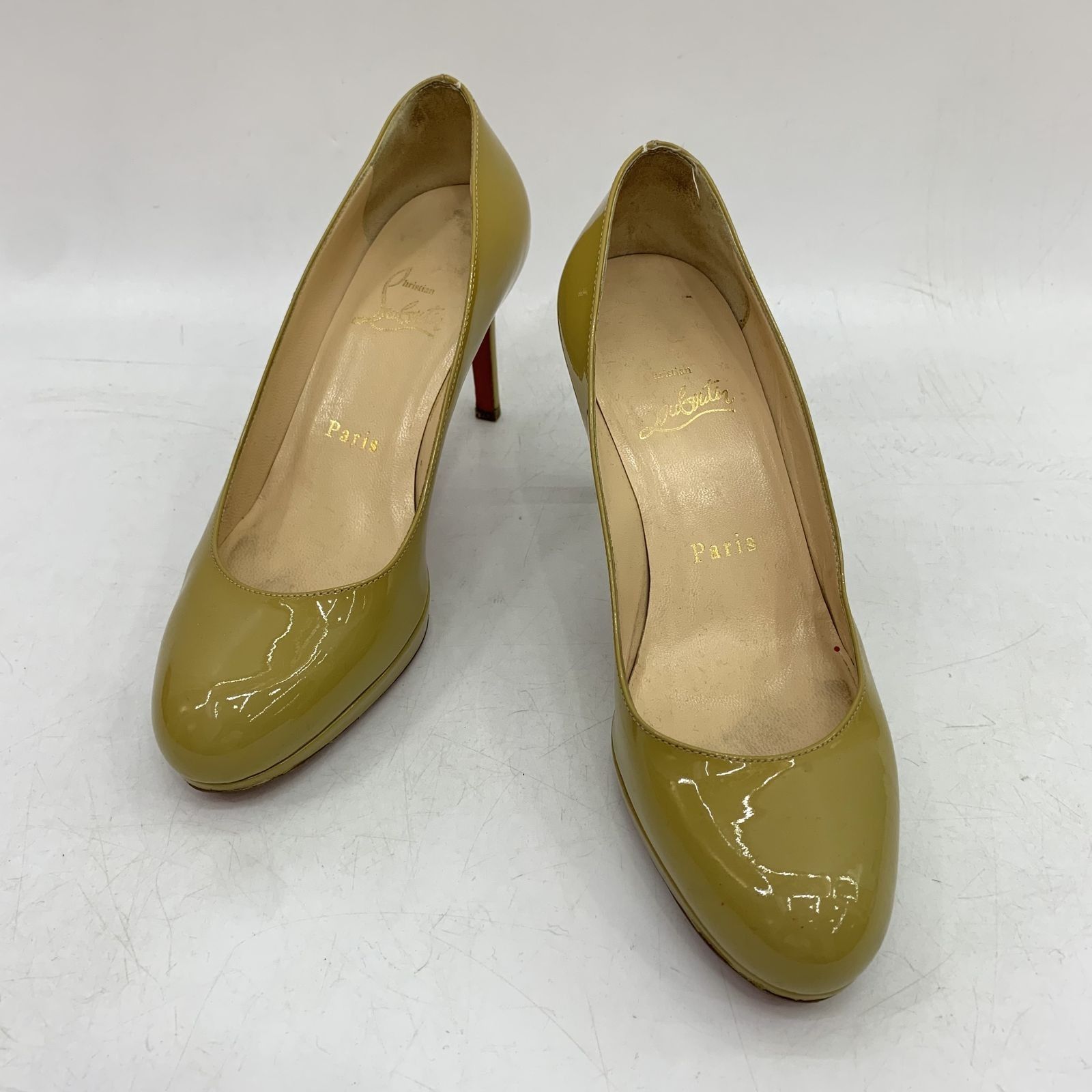 Christian louboutin yellow heels outlet