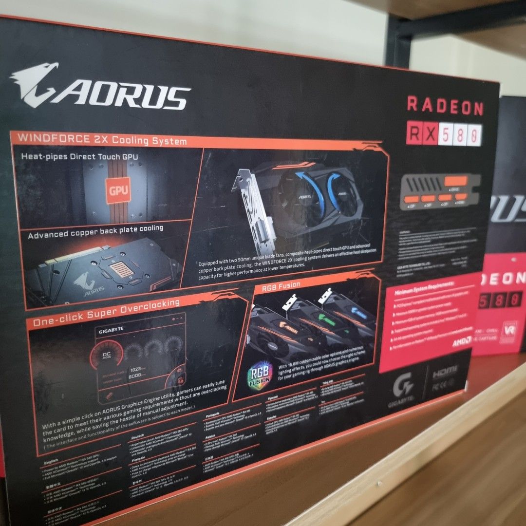 Gigabyte aorus radeon rx580 8gb shop