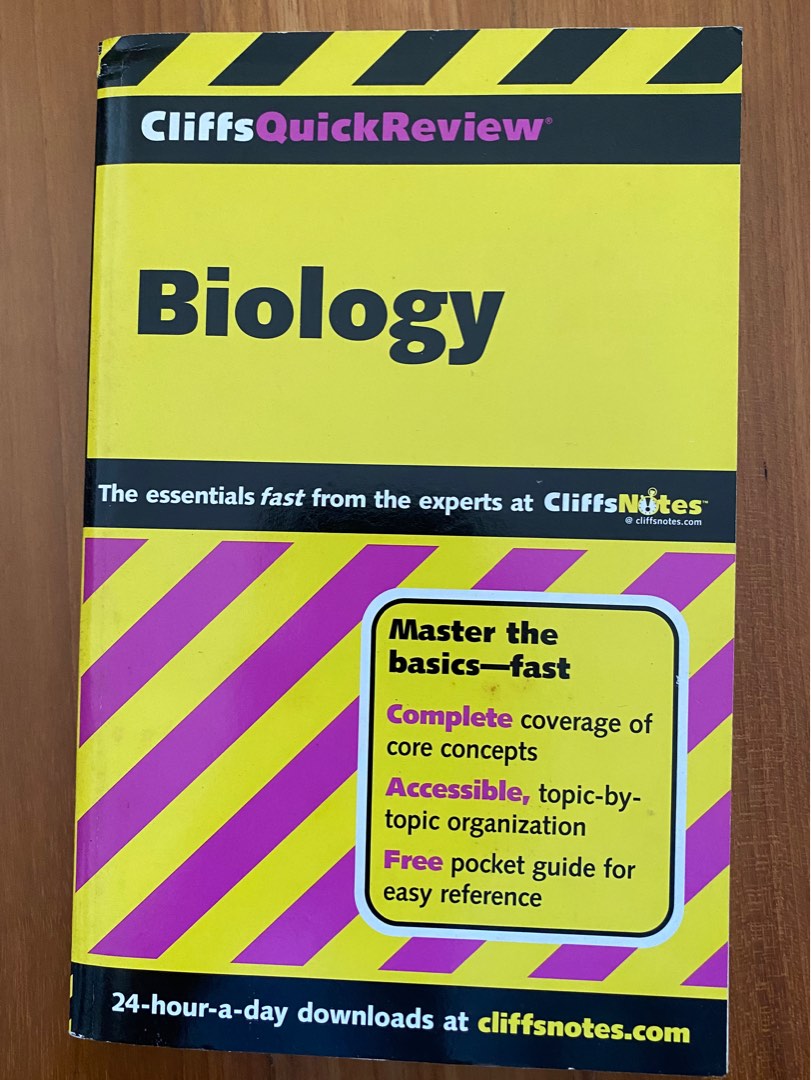 CliffsNotes Biology, Hobbies & Toys, Books & Magazines, Textbooks On ...