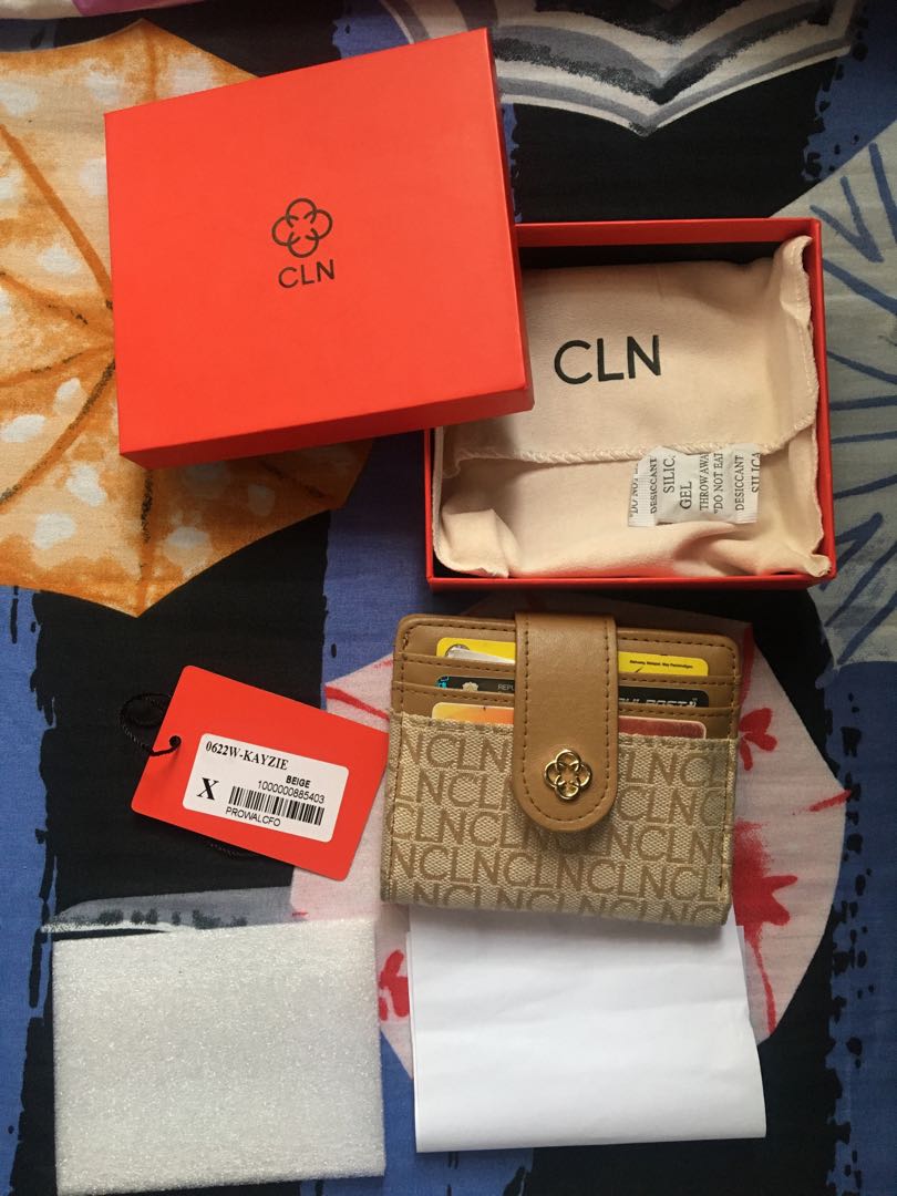 CLN Black Cailey Wallet, Women's Fashion, Bags & Wallets, Wallets & Card  holders on Carousell